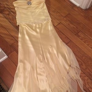 Cache Prom Dress Top is 6 and bottoms are 4